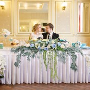 Hydrangea Cotton Table Runner