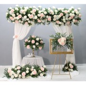 Artificial Flower Arrangements With Vase