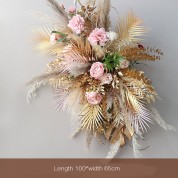 White Metal Wall Flower Decor