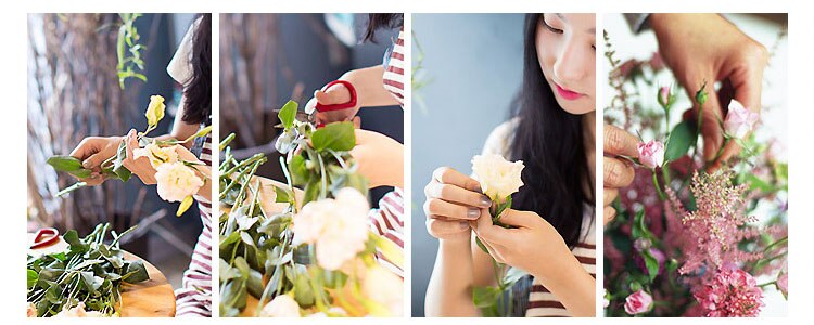 white vase flower arrangement4