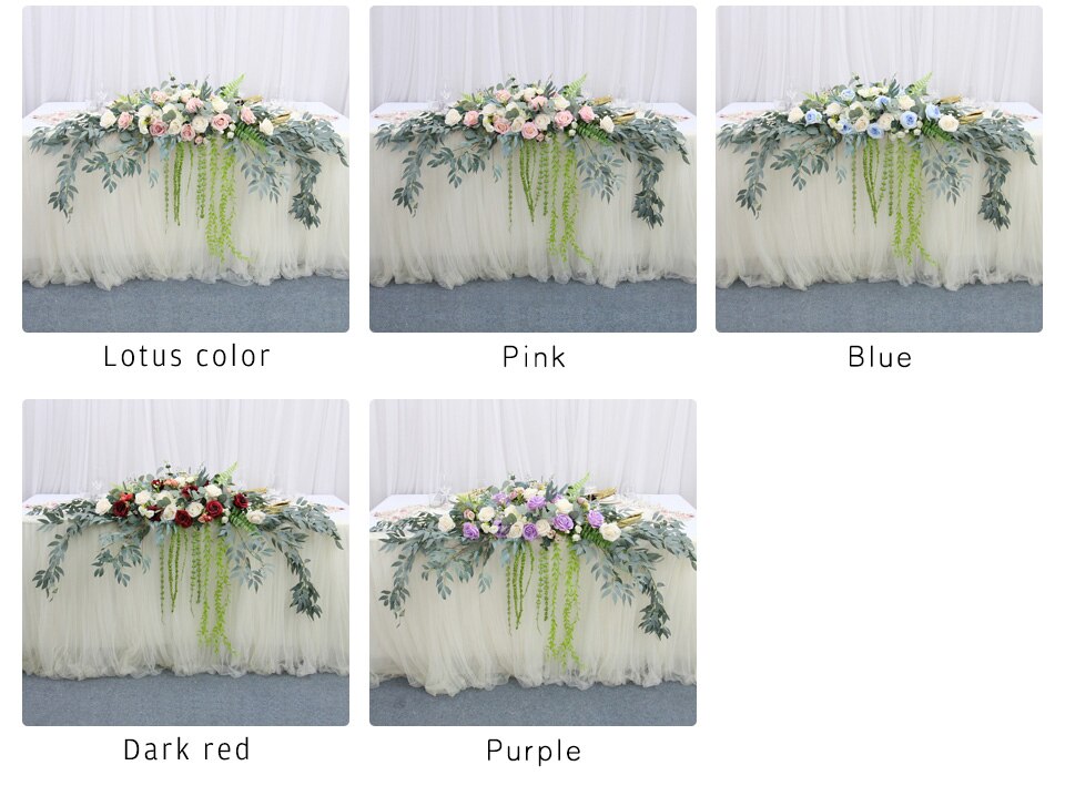 hydrangea cotton table runner7