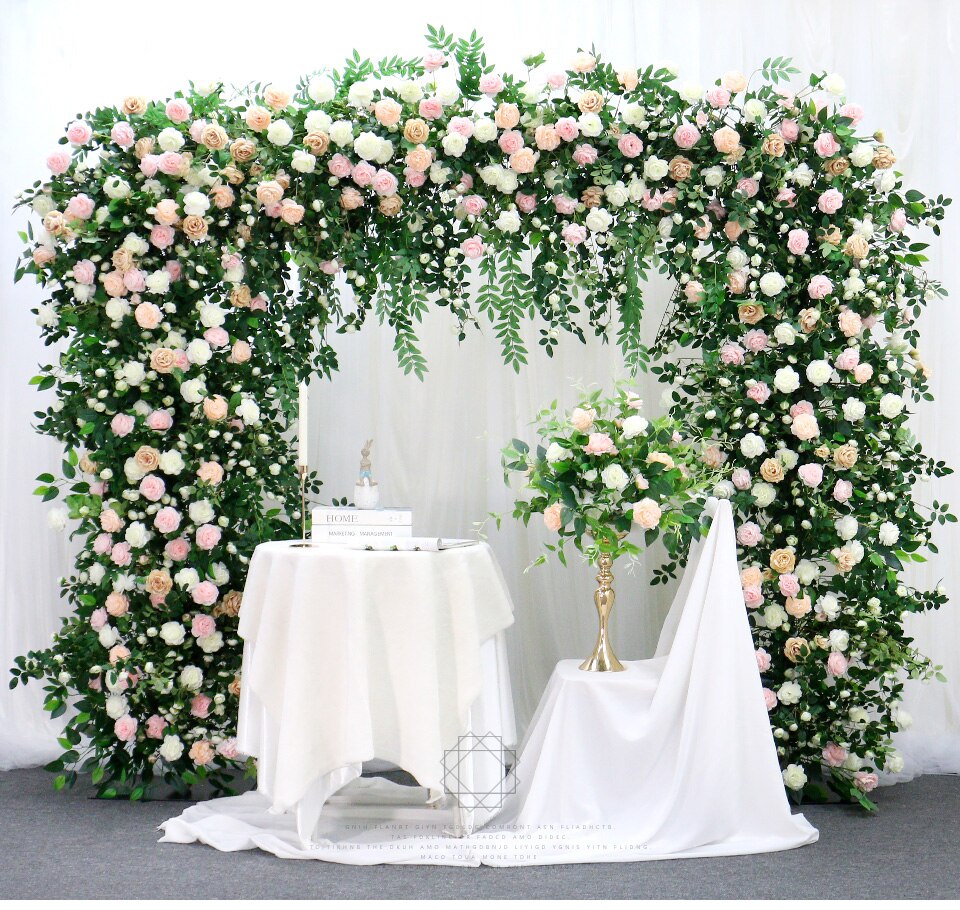 wedding floral photo backdrop4