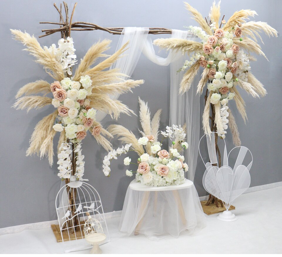 burnt orange wedding table decorations10