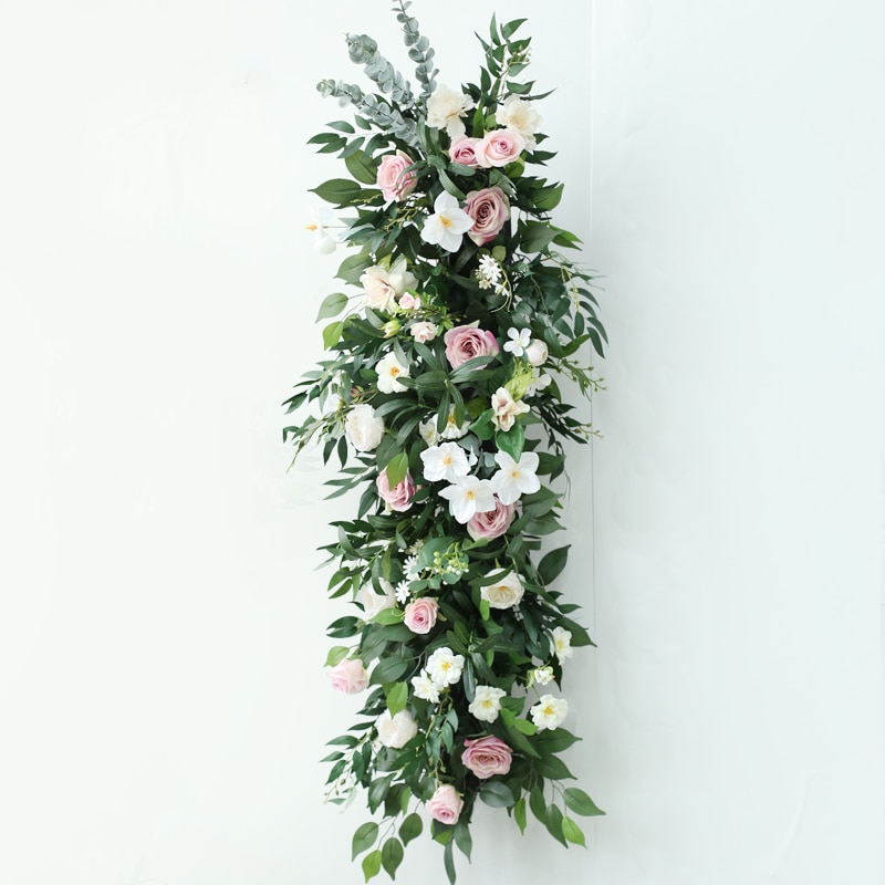 peach colour wedding decor4