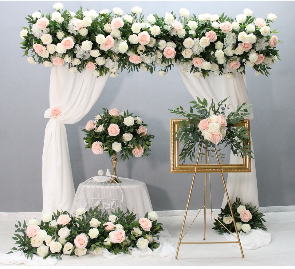 artificial flower arrangements with vase1