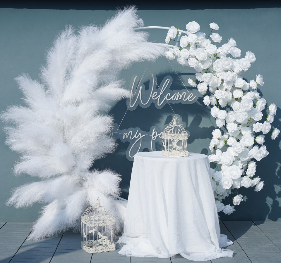 wood backdrop for wedding1