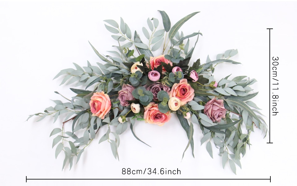 Arranging flowers in a balanced and visually pleasing manner