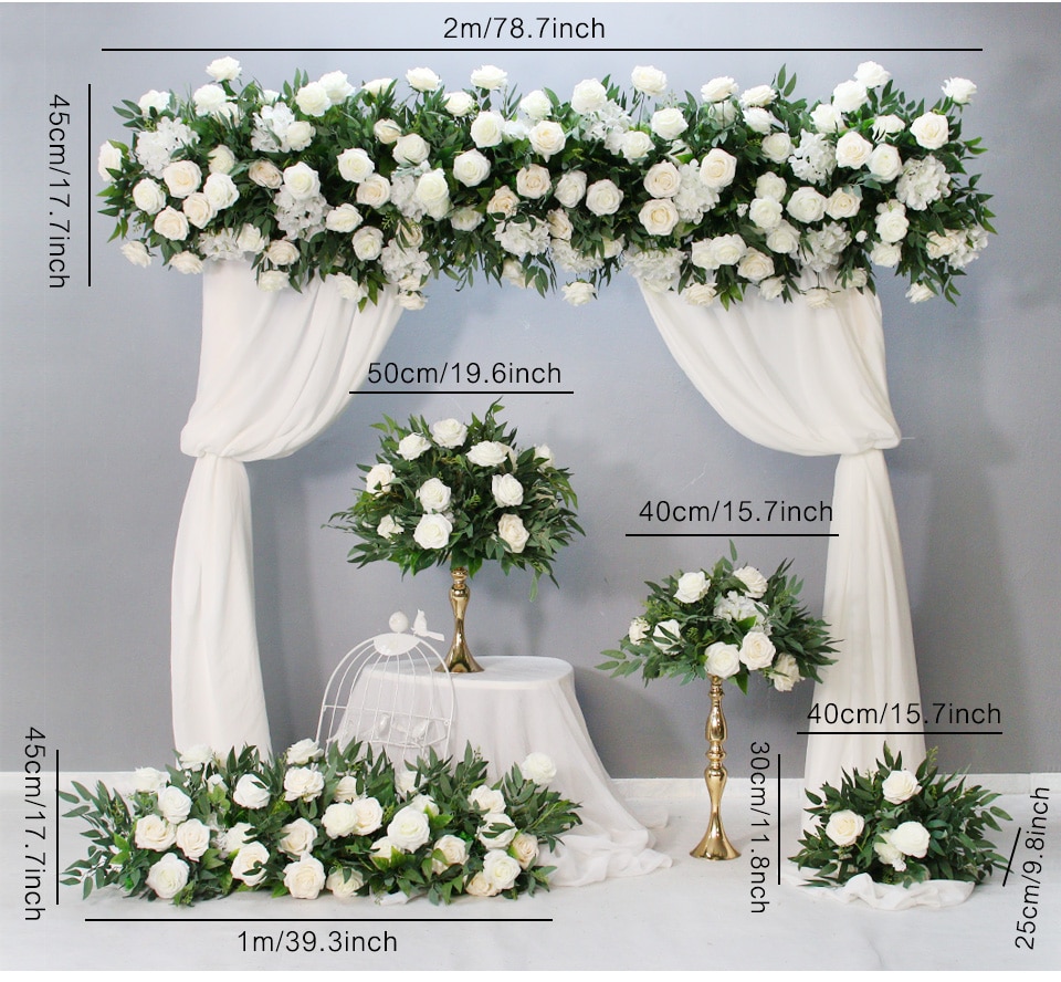 artificial flower arrangements with vase2