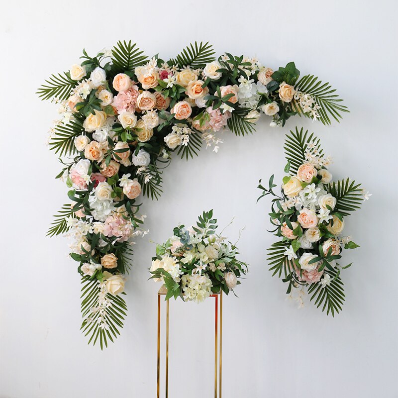 decorative white wedding arch9