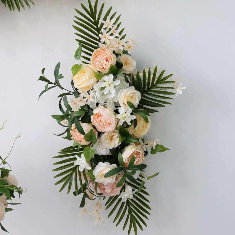 decorative white wedding arch4