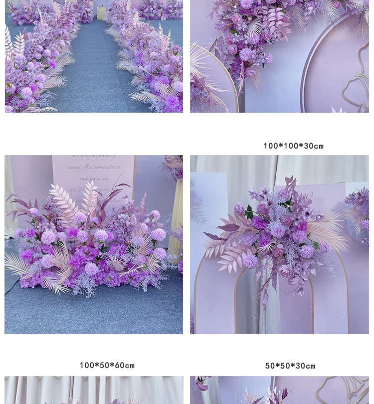 artificial plastic flower garlands4